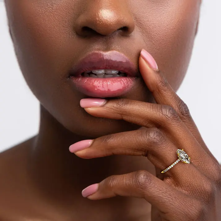 NIKKI MARQUISE 18K GOLD - Image 4