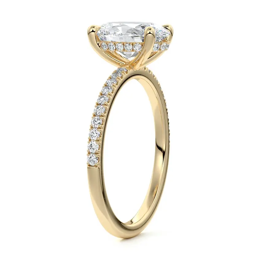 NIKKI OVAL 18K GOLD - Image 3
