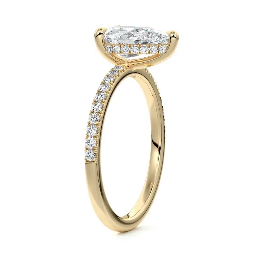 NIKKI PEAR 14K GOLD - Image 2